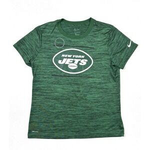Nike Tee New York Jets Women's Small T-Shirt Green Dri-Fit NFL